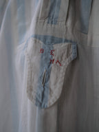 1920-1930’s France Faded Stripe Dress Shirt / 法國褪色條紋禮服襯衫