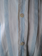 1920-1930’s France Faded Stripe Dress Shirt / 法國褪色條紋禮服襯衫
