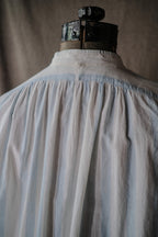 1920-1930’s France Faded Stripe Dress Shirt / 法國褪色條紋禮服襯衫
