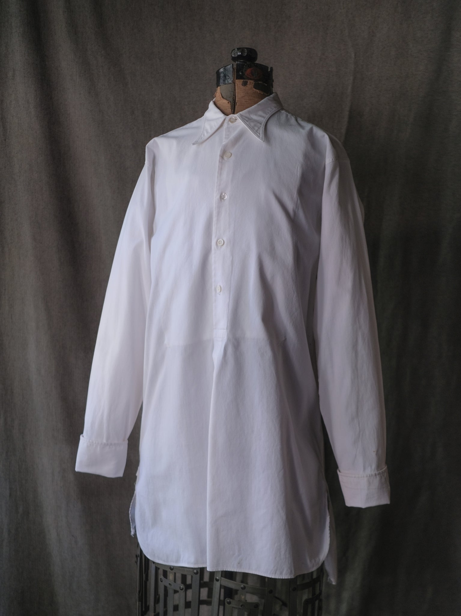 1930's Europe Swallow Tail Collar Dress Shirts / 歐洲燕尾領禮服襯衫