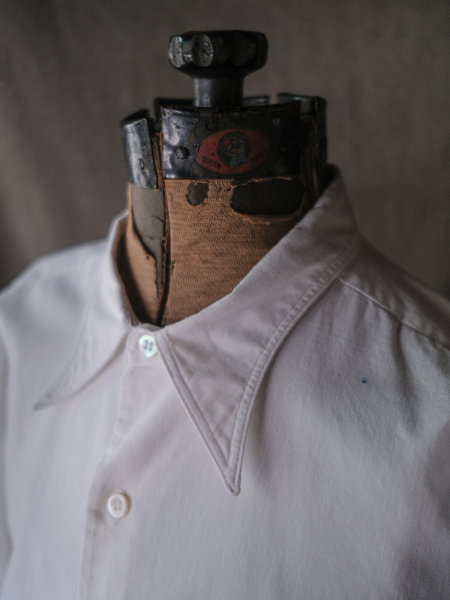 1930's Europe Swallow Tail Collar Dress Shirts / 歐洲燕尾領禮服襯衫