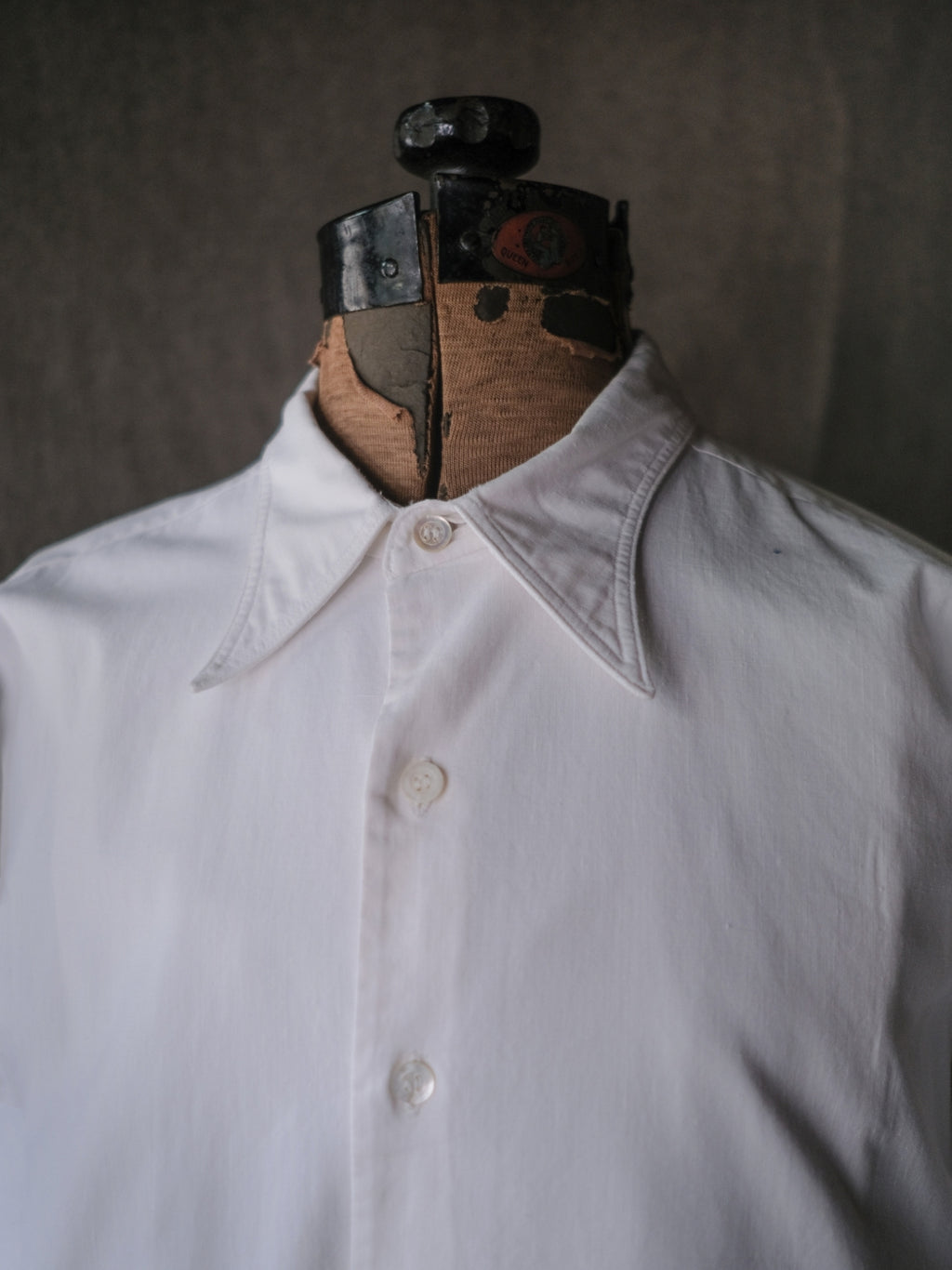 1930's Europe Swallow Tail Collar Dress Shirts 