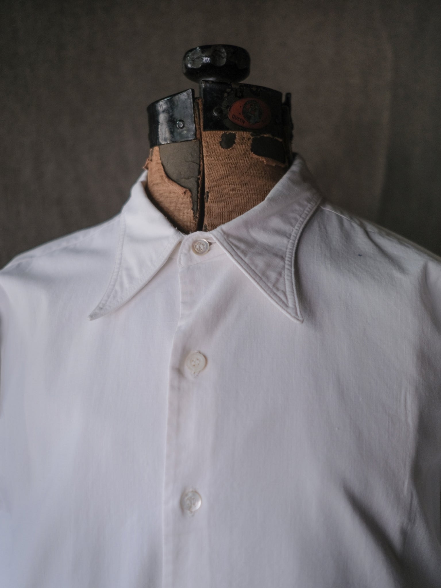 1930's Europe Swallow Tail Collar Dress Shirts / 歐洲燕尾領禮服襯衫