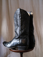 REMINGTON Classic Embroidered Cowboy Boots 經典西部圖紋刺繡黑色西部靴