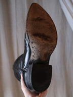 REMINGTON Classic Embroidered Cowboy Boots 經典西部圖紋刺繡黑色西部靴