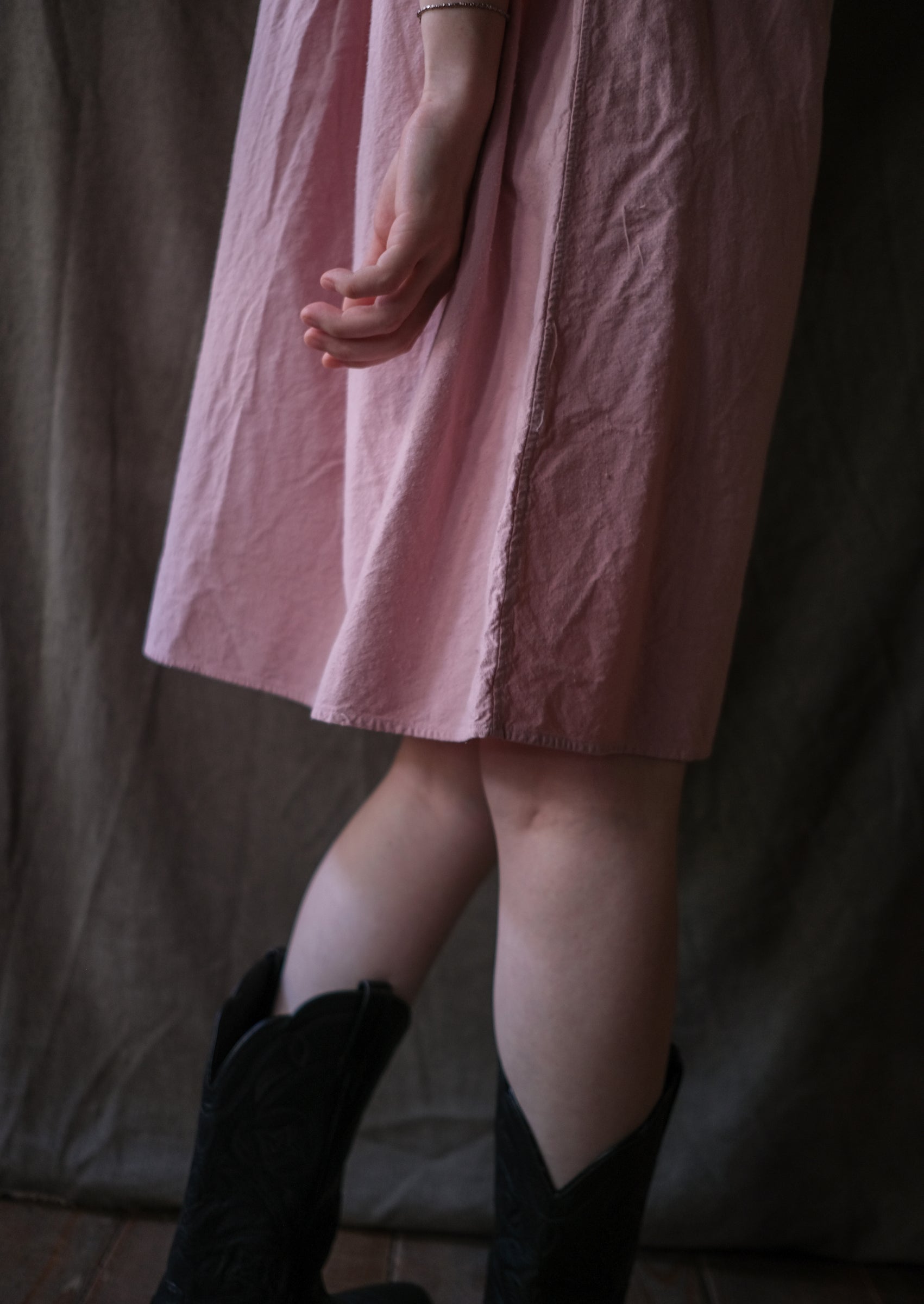Europe Cotton Night Dress Over Dyed  後染歐洲睡衣洋裝