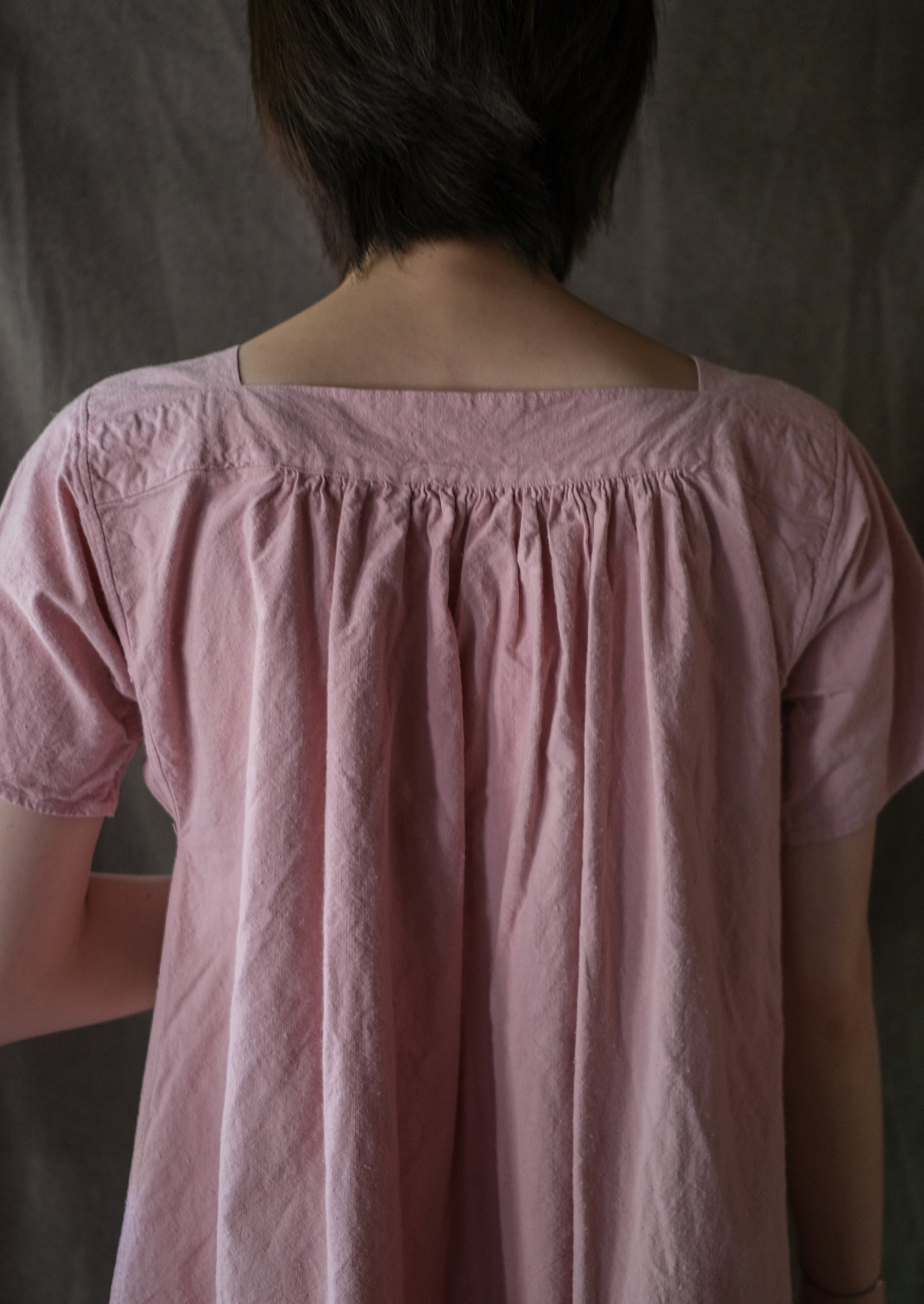 Europe Cotton Night Dress Over Dyed  後染歐洲睡衣洋裝