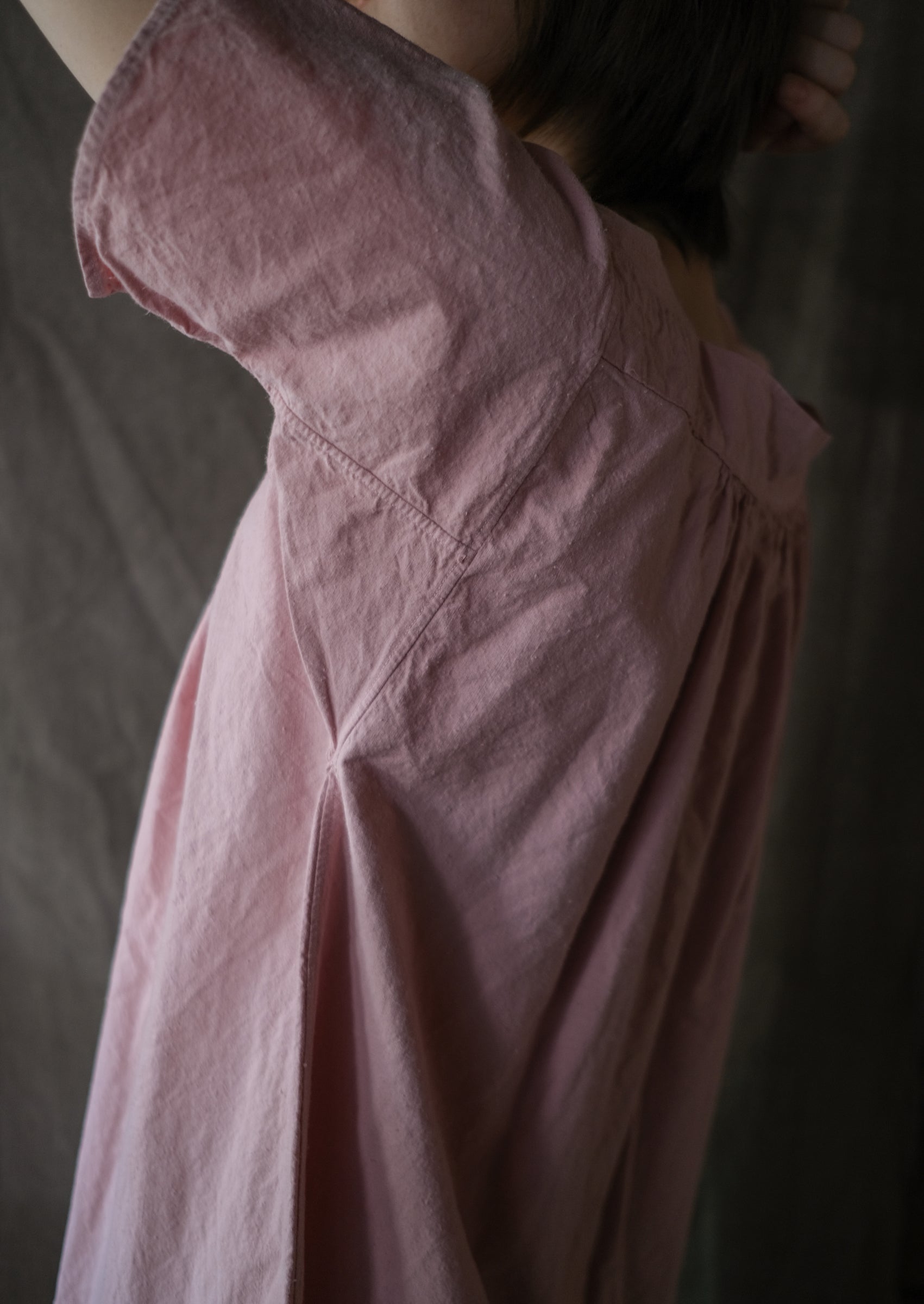Europe Cotton Night Dress Over Dyed  後染歐洲睡衣洋裝