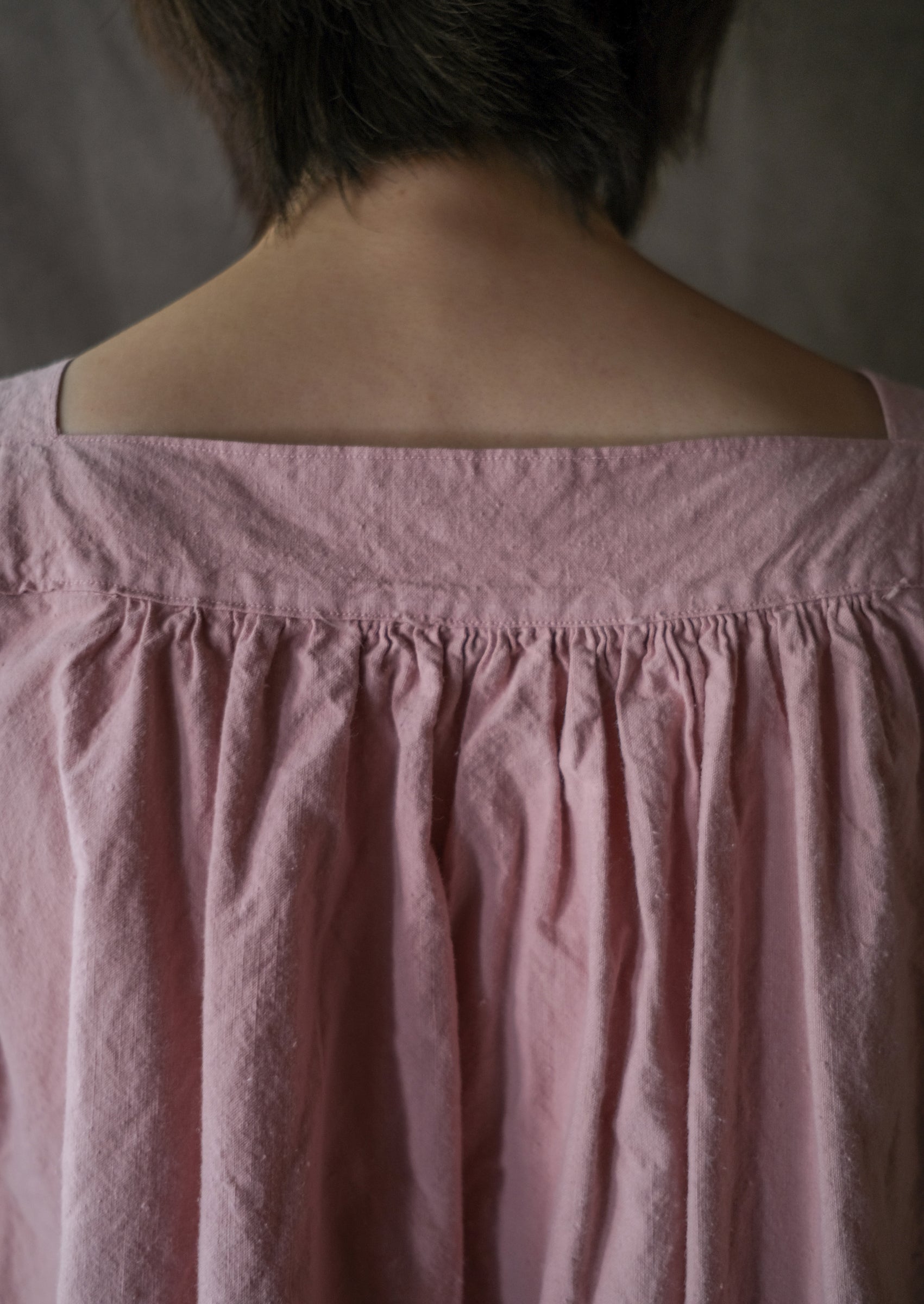 Europe Cotton Night Dress Over Dyed  後染歐洲睡衣洋裝