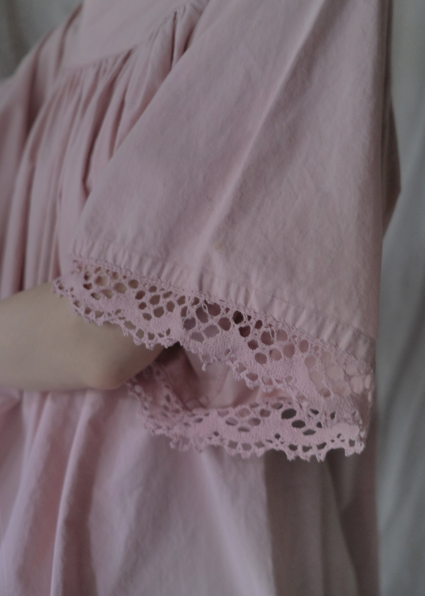 Europe Cotton Night Dress Over Dyed  後染歐洲睡衣洋裝