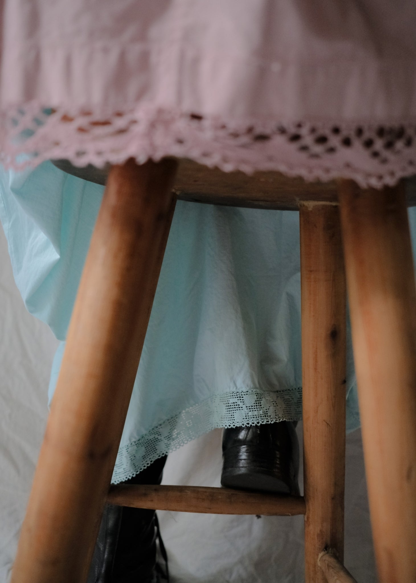 Europe Cotton Night Dress Over Dyed  後染歐洲睡衣洋裝