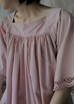 Europe Cotton Night Dress Over Dyed  後染歐洲睡衣洋裝