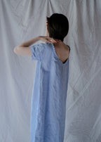 Europe Cotton Linen Night Dress Over Dyed  後染歐洲睡衣洋裝