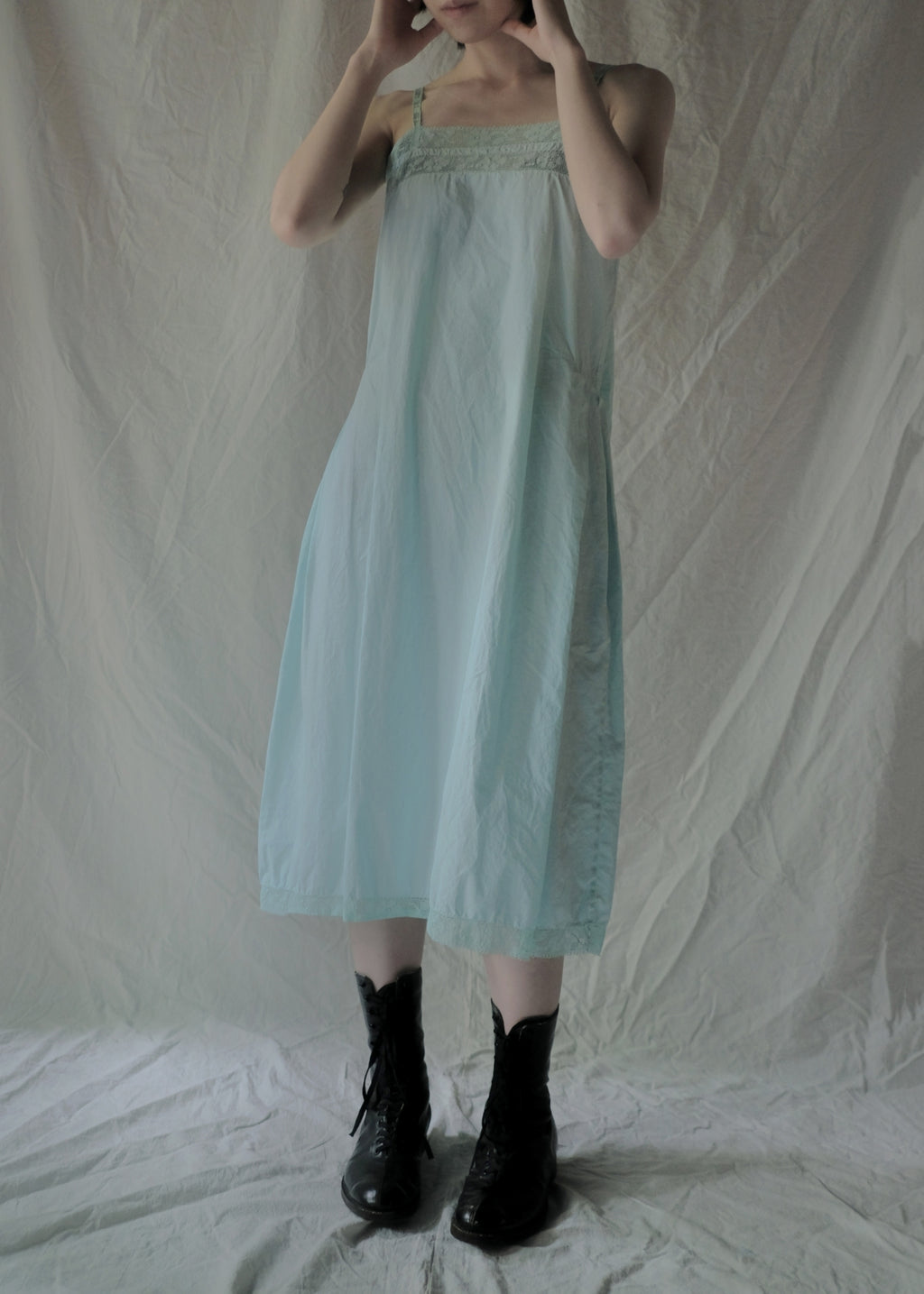 Europe Cotton Night Dress Over Dyed  後染歐洲睡衣洋裝