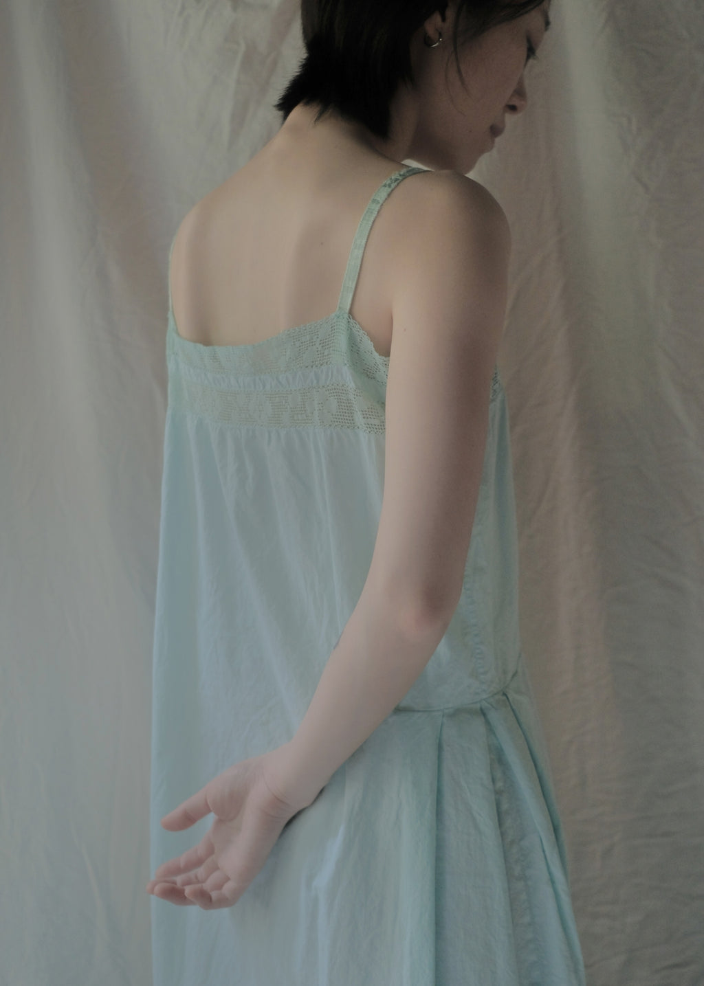 Europe Cotton Night Dress Over Dyed  後染歐洲睡衣洋裝