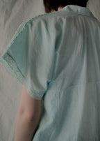 Europe Cotton Linen Night Dress Over Dyed  後染歐洲睡衣洋裝