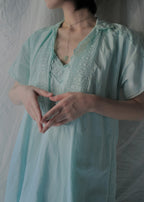 Europe Cotton Linen Night Dress Over Dyed  後染歐洲睡衣洋裝