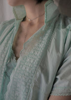Europe Cotton Linen Night Dress Over Dyed  後染歐洲睡衣洋裝