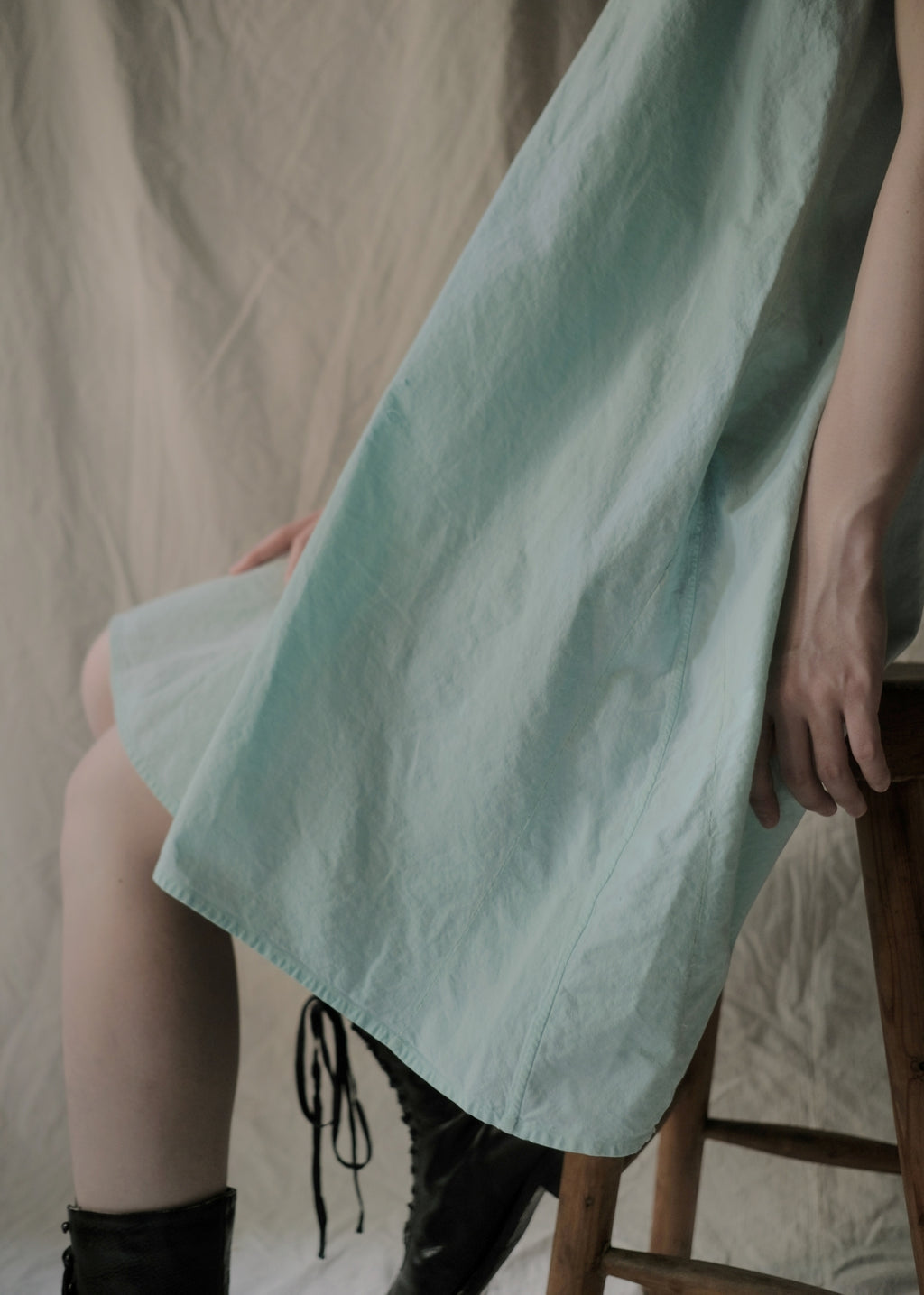 Europe Cotton Night Dress Over Dyed  後染歐洲睡衣洋裝
