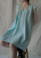 Europe Cotton Night Dress Over Dyed  後染歐洲睡衣洋裝