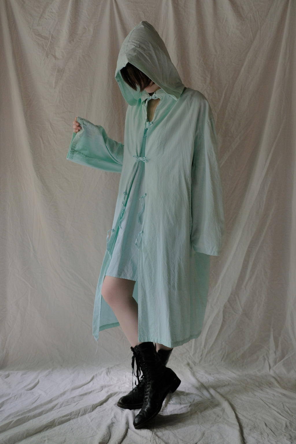 Overdyed 50-60’s Romania Army Strap Snow Parka   後染50-60's 羅馬尼亞軍用雪地大衣