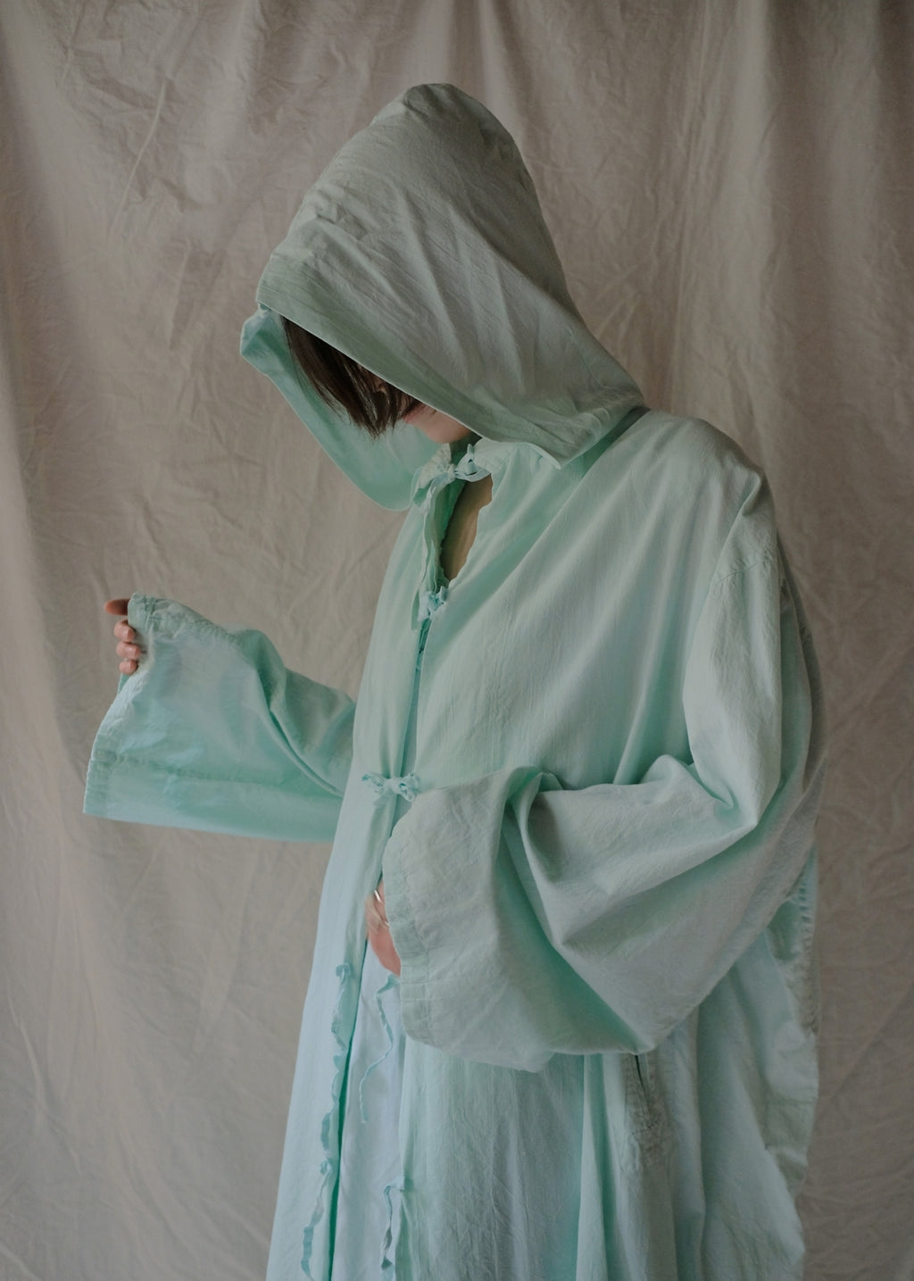 Overdyed 50-60’s Romania Army Strap Snow Parka   後染50-60's 羅馬尼亞軍用雪地大衣