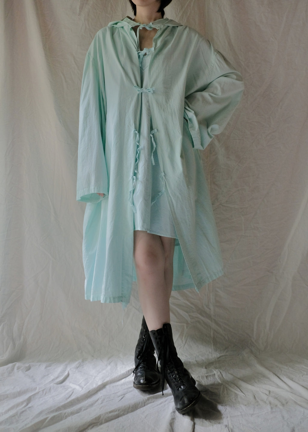 Overdyed 50-60’s Romania Army Strap Snow Parka   後染50-60's 羅馬尼亞軍用雪地大衣