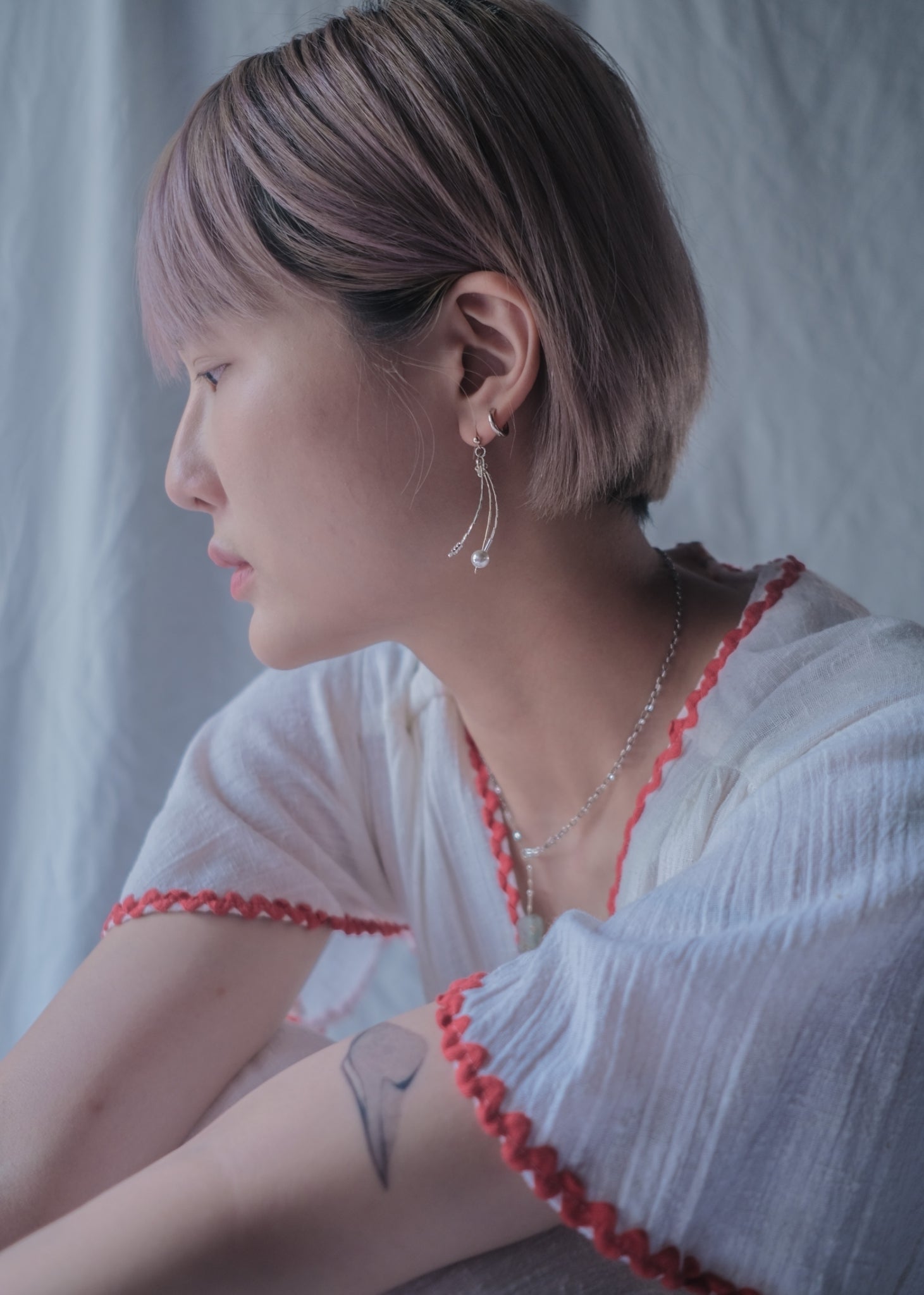 1970’s Cotton Gauze Angel Sleeve Maxi Dress / 棉紗天使袖長裙