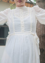 1970’s Gauze Maxi Dress 紗質長裙 / 薄紗蕾絲綁帶長裙