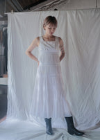 1970’s Crochet Lace Sun Dress / 鉤針蕾絲無袖洋裝