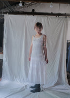 1970’s Crochet Lace Sun Dress / 鉤針蕾絲無袖洋裝