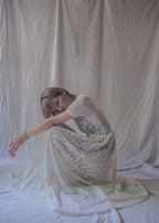 Vintage Lace Maxi Dress / 透膚蕾絲長裙