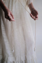 1970's Angel Sleeve Gauze Maxi Dress / 天使袖薄紗長裙