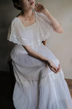 1970’s ´PENELOPE ´ Cotton Gauze Maxi Dress / 棉質薄紗長洋