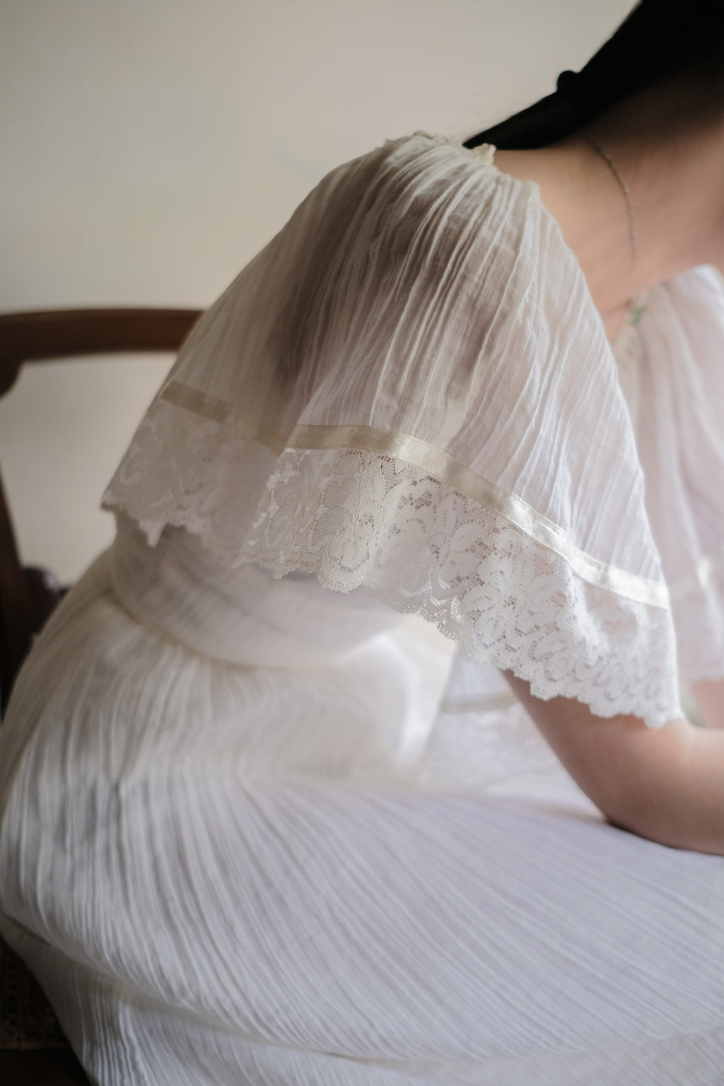 1970’s ´PENELOPE ´ Cotton Gauze Maxi Dress / 棉質薄紗長洋