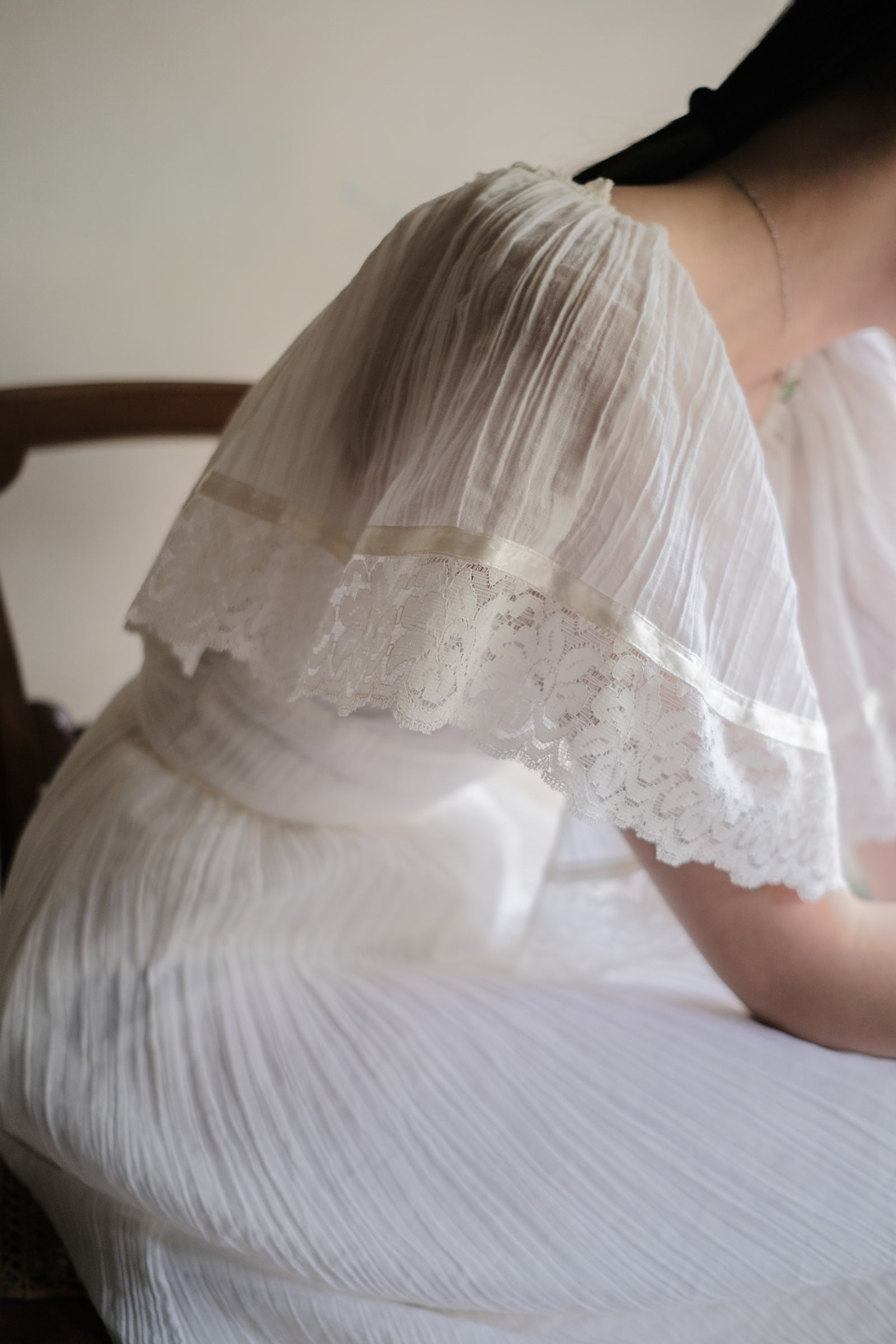 1970’s ´PENELOPE ´ Cotton Gauze Maxi Dress / 棉質薄紗長洋