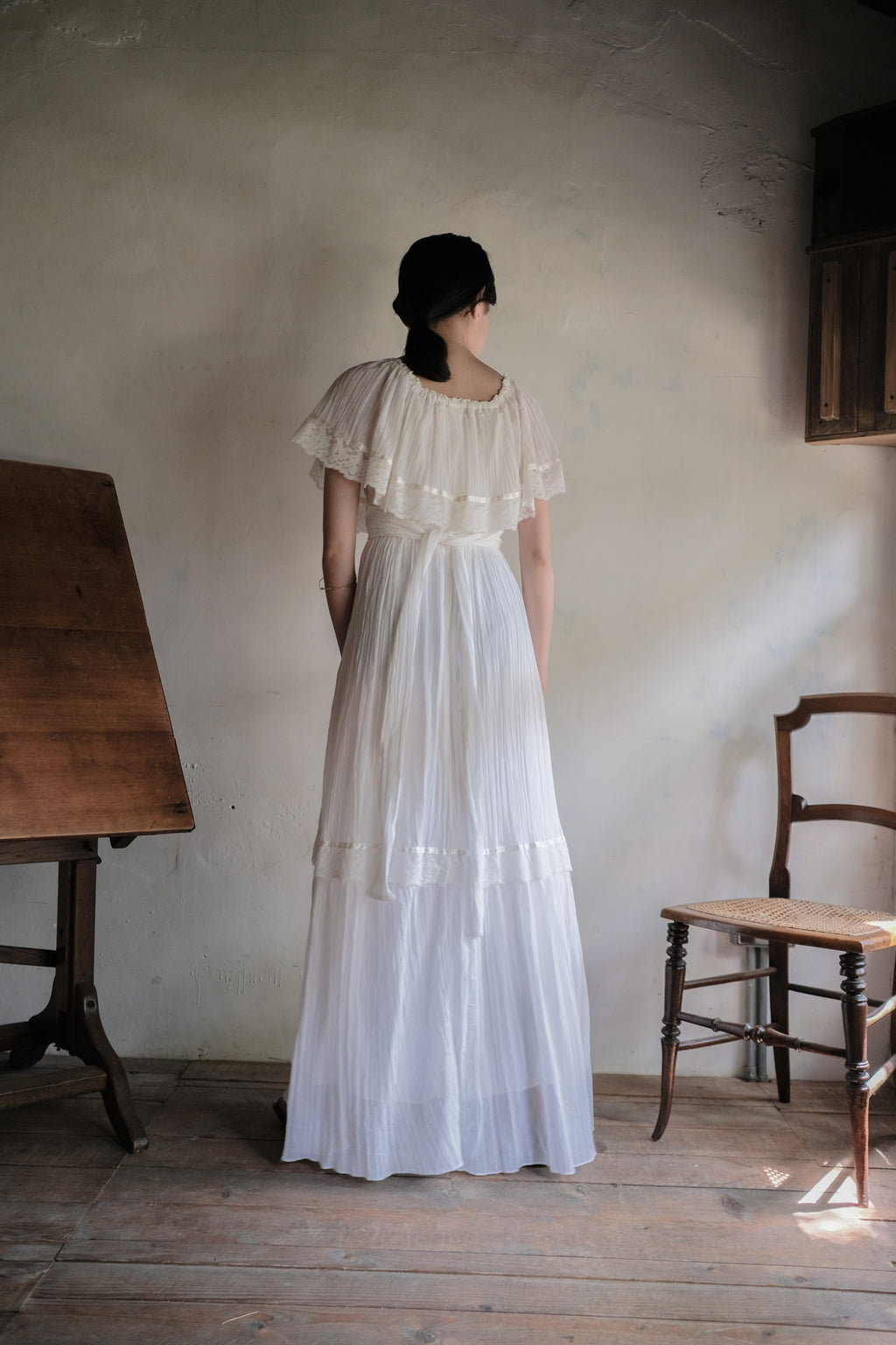 1970’s ´PENELOPE ´ Cotton Gauze Maxi Dress / 棉質薄紗長洋
