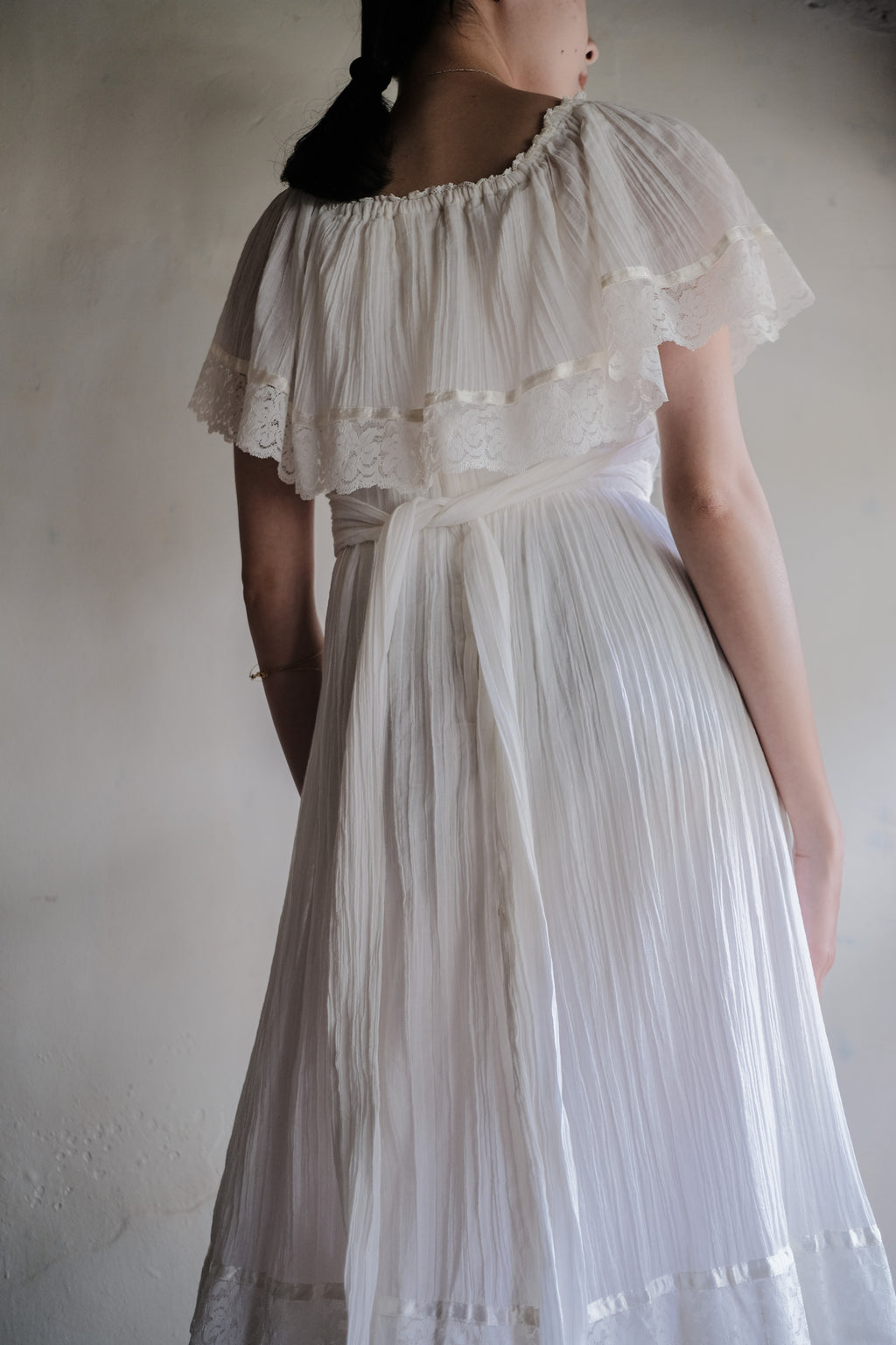 1970’s ´PENELOPE ´ Cotton Gauze Maxi Dress / 棉質薄紗長洋