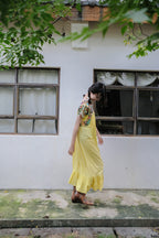 Vintage Mexican Oaxana Embroidered Dress