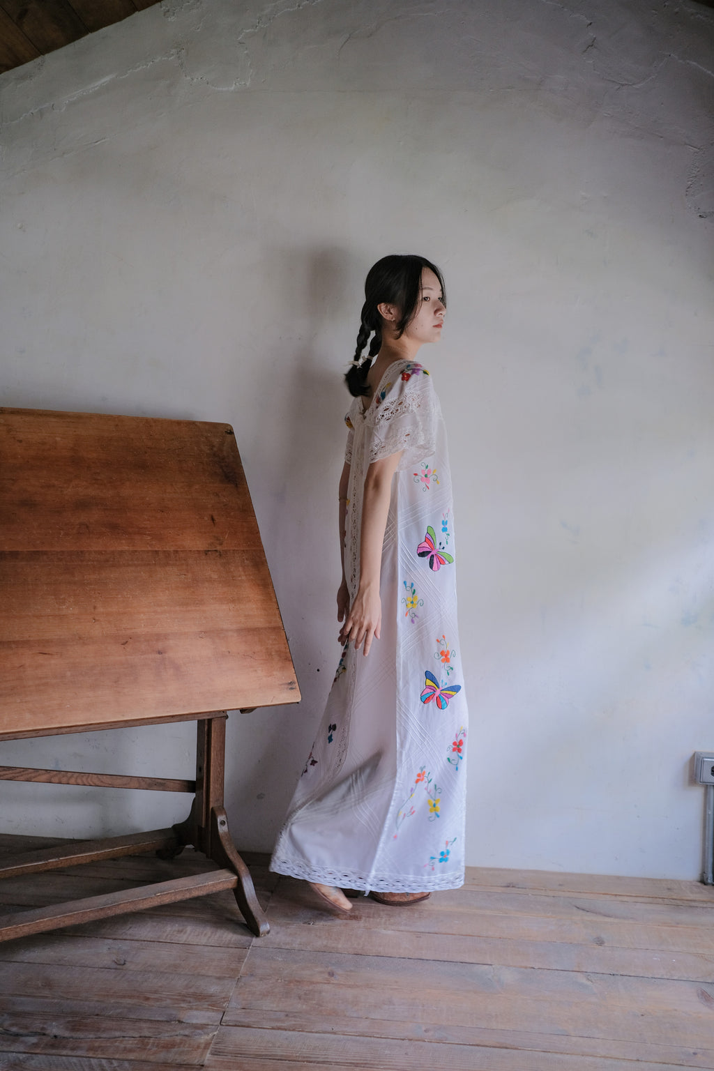 Vintage Mexican Maxi Dress / 墨西哥刺繡長裙