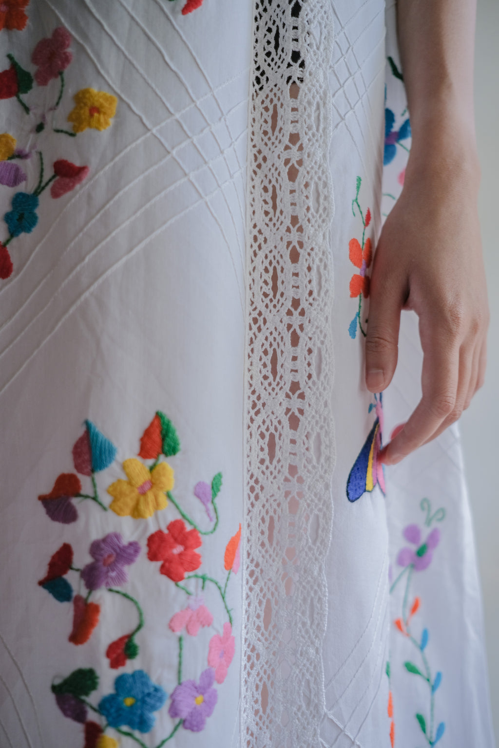 Vintage Mexican Maxi Dress / 墨西哥刺繡長裙