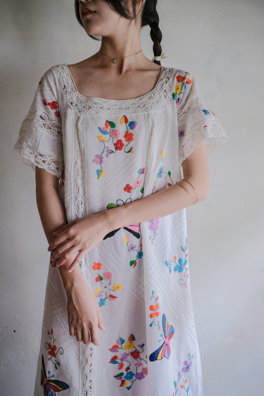 Vintage Mexican Maxi Dress / 墨西哥刺繡長裙