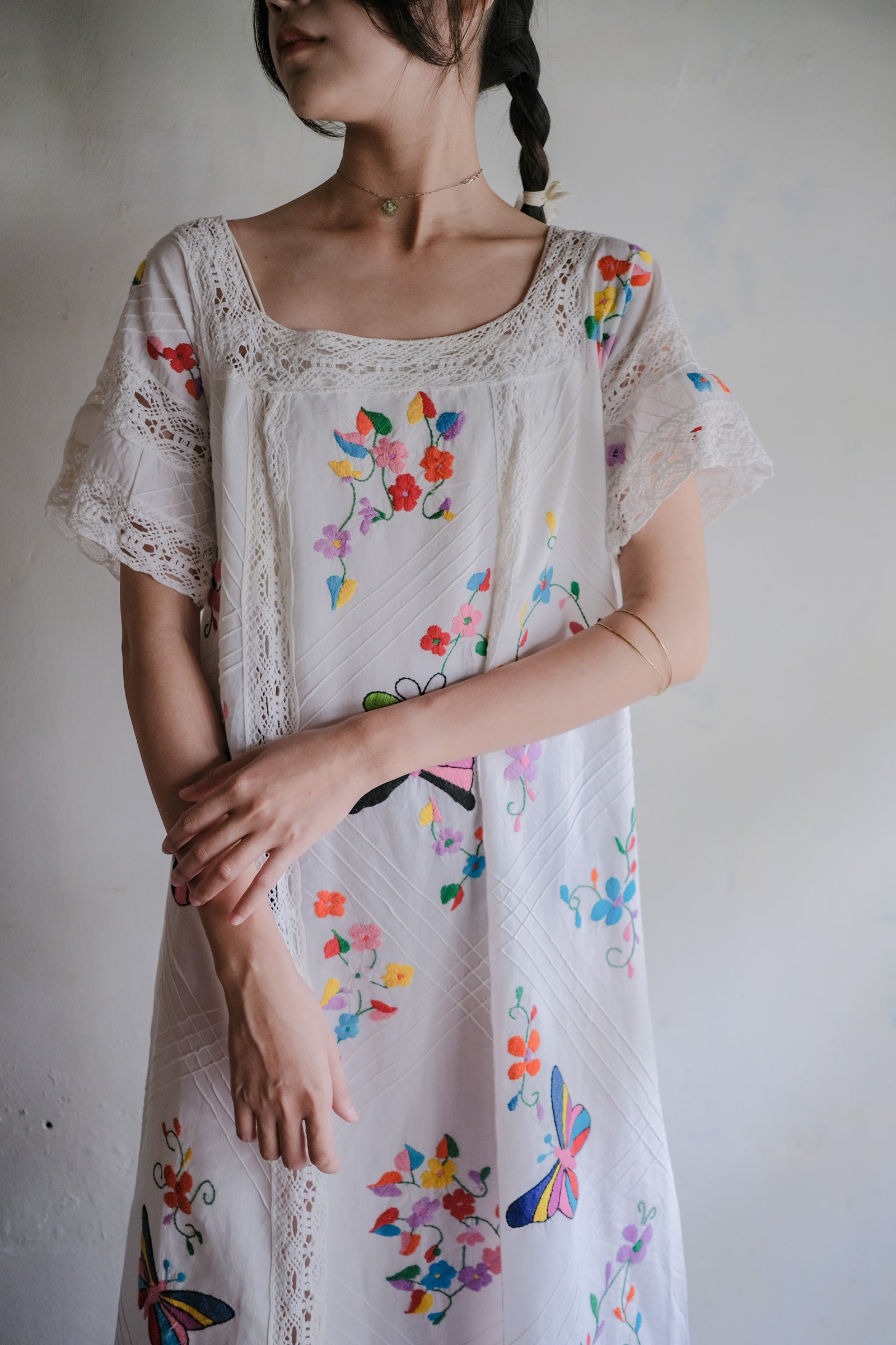Vintage Mexican Maxi Dress / 墨西哥刺繡長裙
