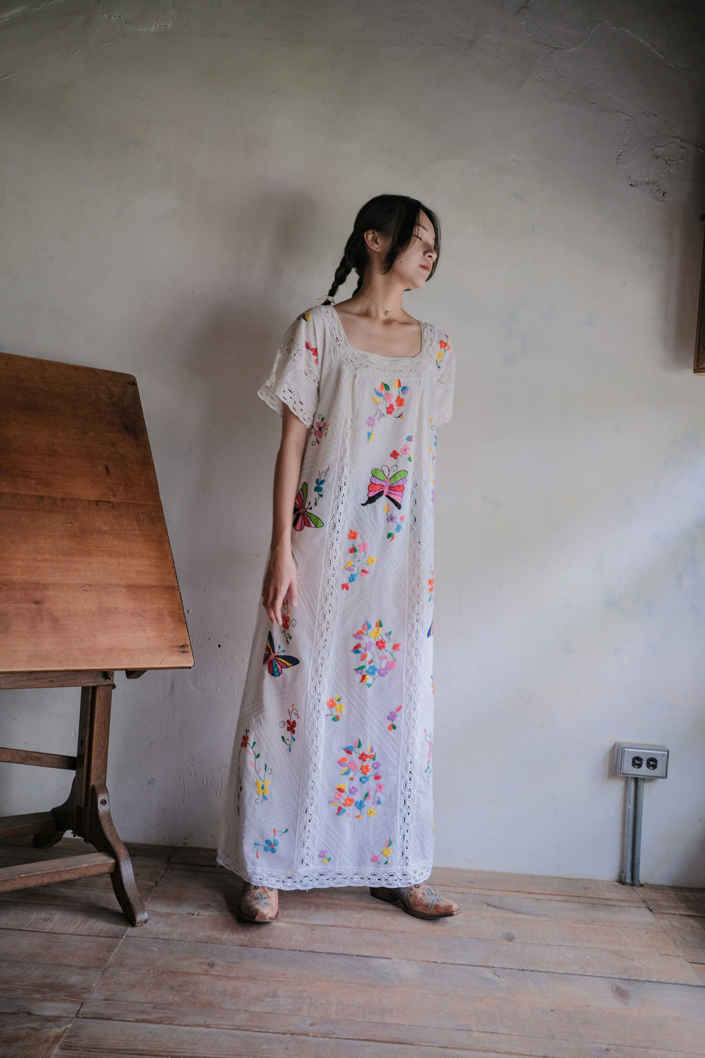 Vintage Mexican Maxi Dress / 墨西哥刺繡長裙