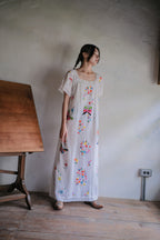 Vintage Mexican Maxi Dress / 墨西哥刺繡長裙