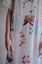 Vintage Mexican Maxi Dress / 墨西哥刺繡長裙