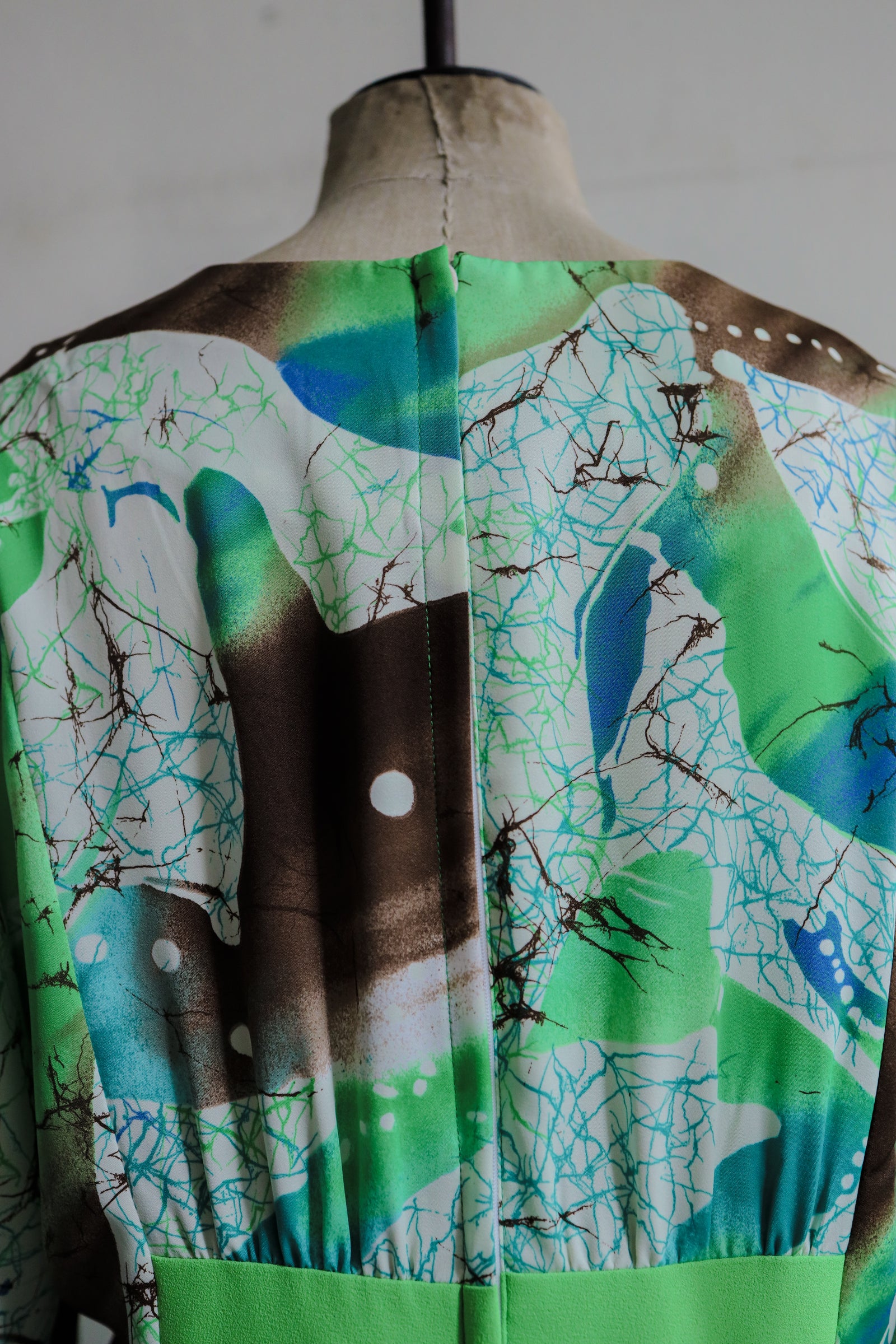 1980’s 'Penneys Hawaiian' Print Dress / 'Penneys Hawaiian' 夢湖印花長裙