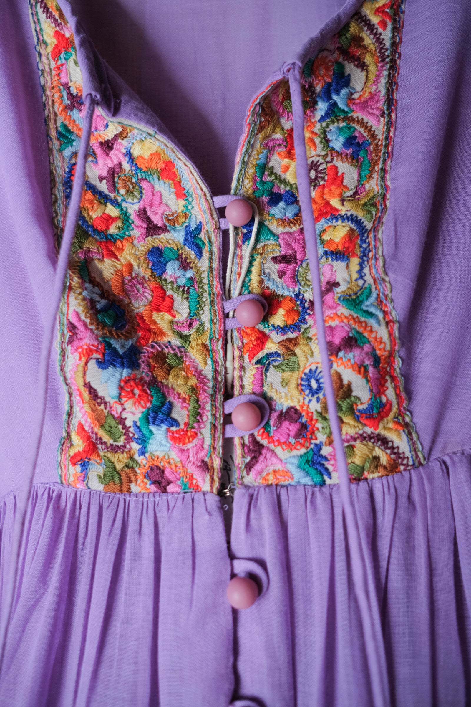 1970’s Beverly Paige Gauze Maxi Dress / Beverly Paige 薄紗長裙