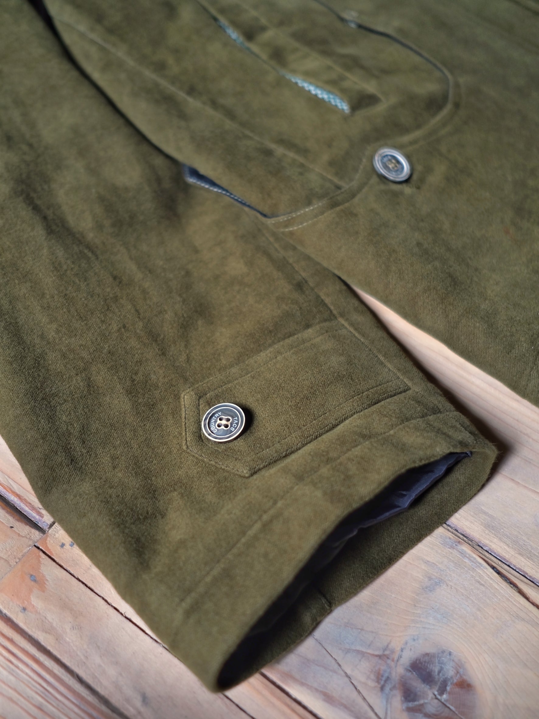 1980’s T.A.C.S. Italian Moleskin Maremmana Hunting Jacket / TACS COUNTRY 義大利馬萊瑪狩獵夾克