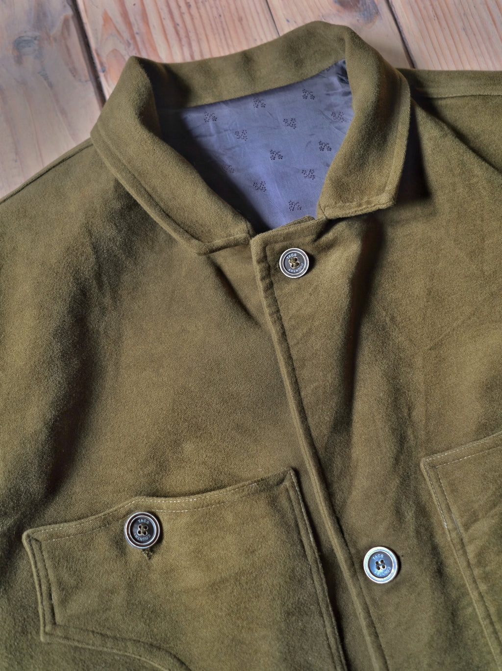 1980’s T.A.C.S. Italian Moleskin Maremmana Hunting Jacket / TACS COUNTRY 義大利馬萊瑪狩獵夾克
